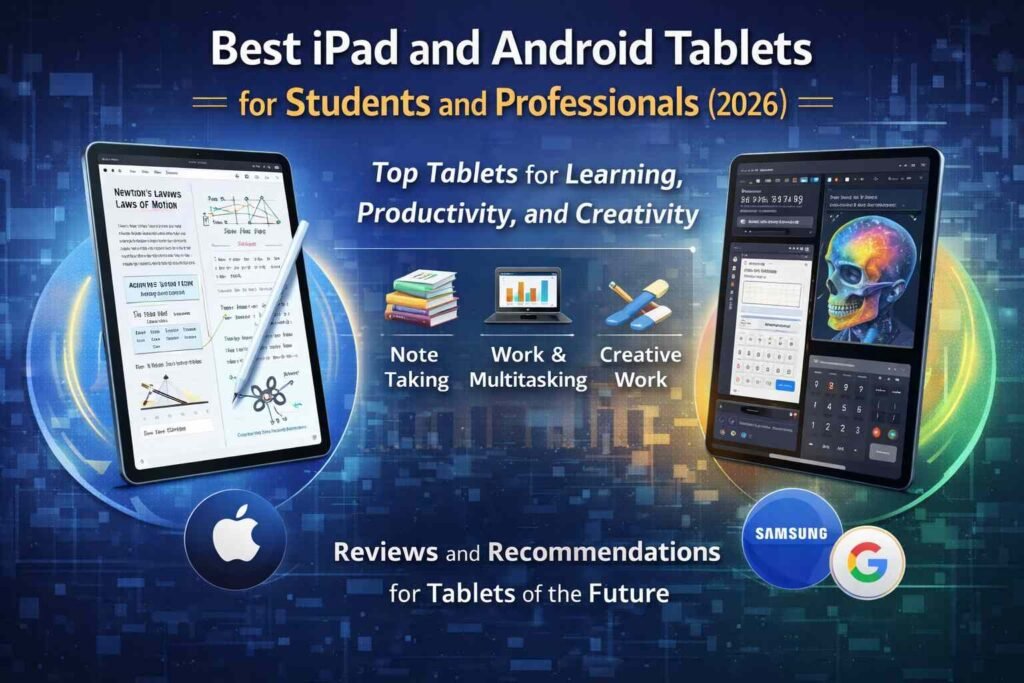 Best iPad and Android Tablets for Students and Professionals (2026)