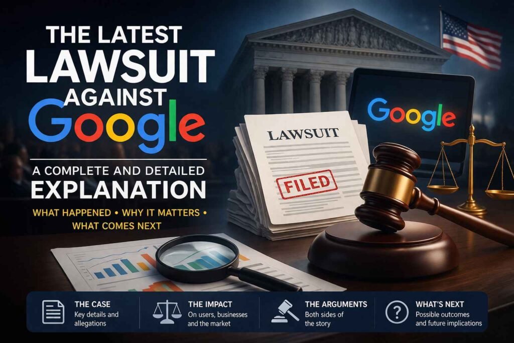 The latest lawsuit against google: A complete and detailed explanation 2026 The latest lawsuit against google: A complete and detailed explanation