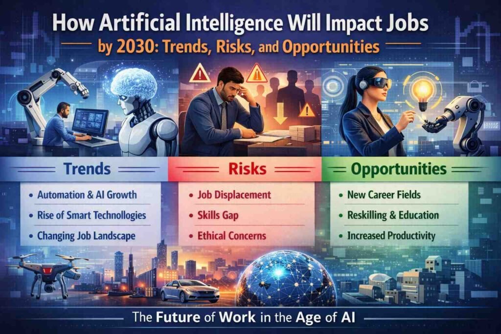 How artificial Intelligence Will Impact jobs by 2030: Trends, Risks, and Opportunities