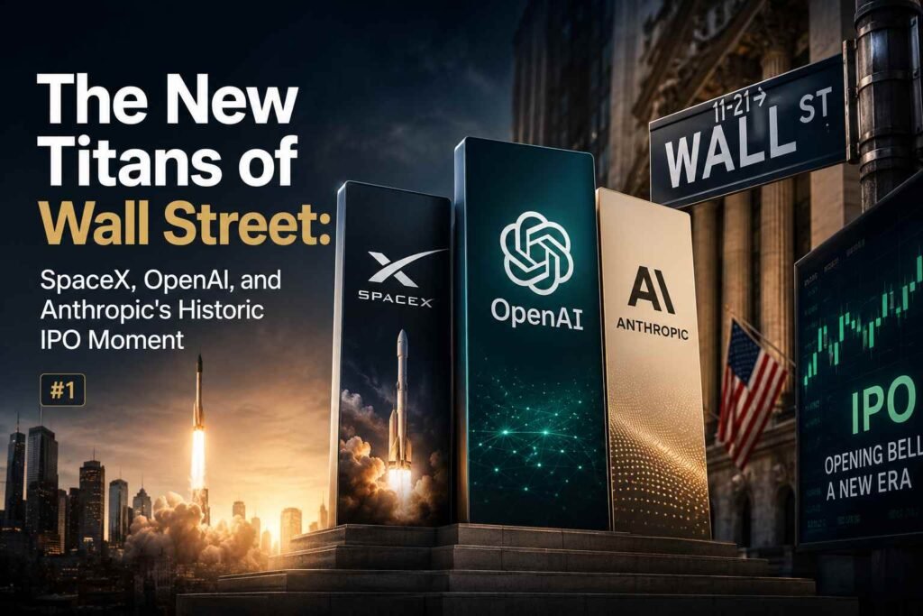 The New Titans of Wall Street: SpaceX, OpenAI, and Anthropic’s Historic IPO Moment #1 The New Titans of Wall Street: SpaceX, OpenAI, and Anthropic’s Historic IPO Moment #1